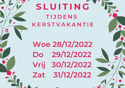 2022 Kerstvakantie verlof 1