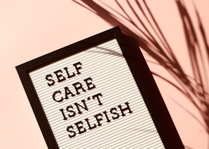 Self care isn t selfish signage 2821823