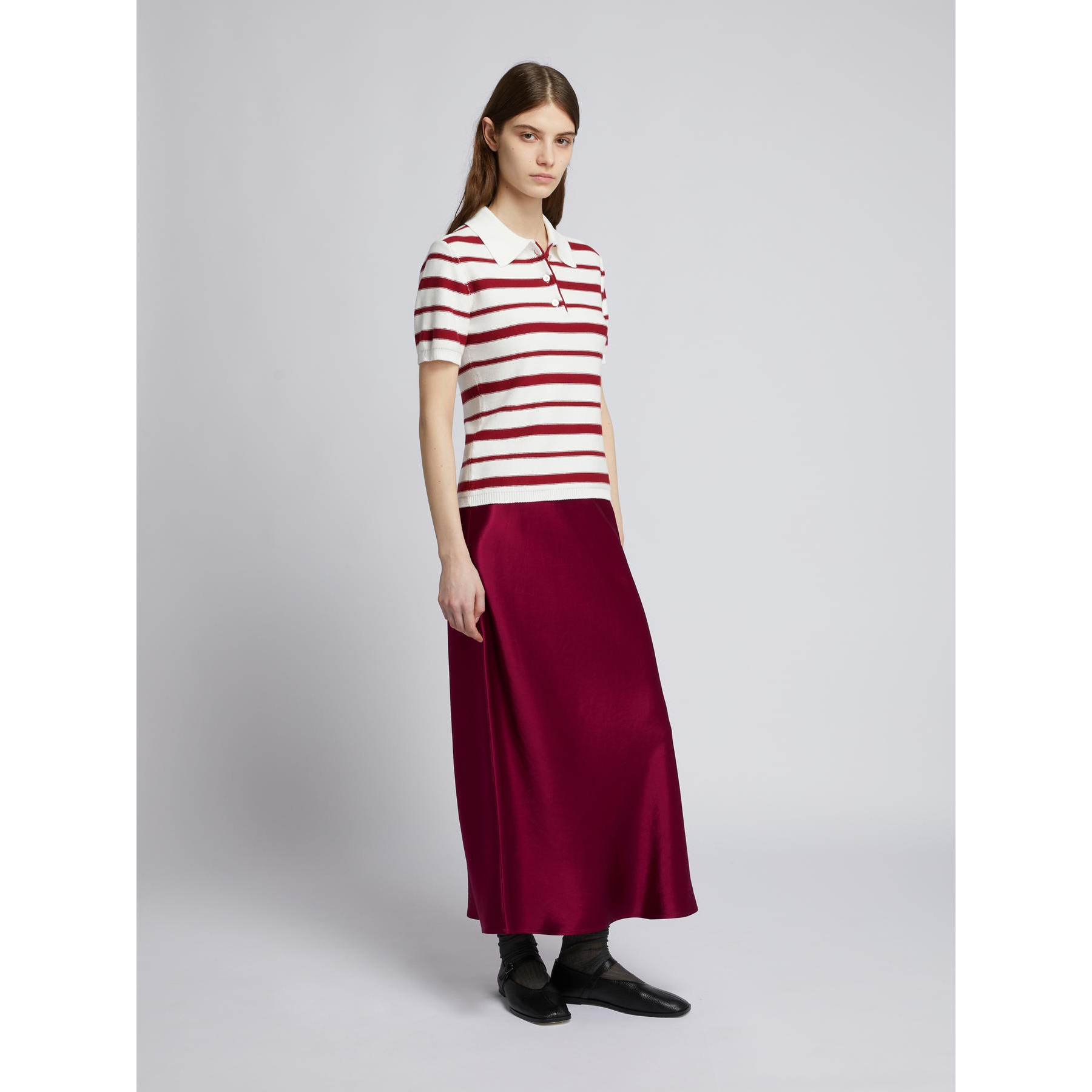 Carissima Leuven Maxmara rood zijde rok