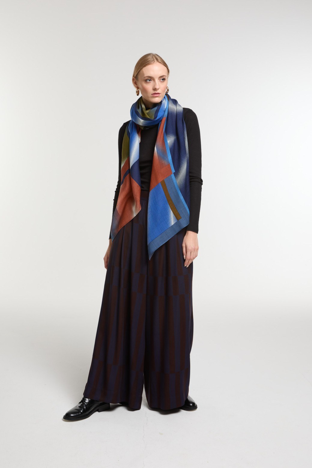 Foulard mystique bleu vert