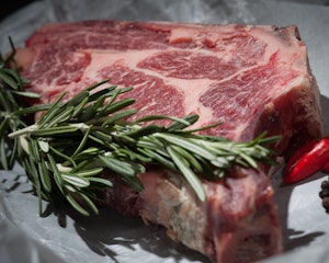 Steak meat raw herbs 65175