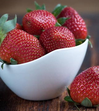 Strawberries frisch ripe sweet 89778