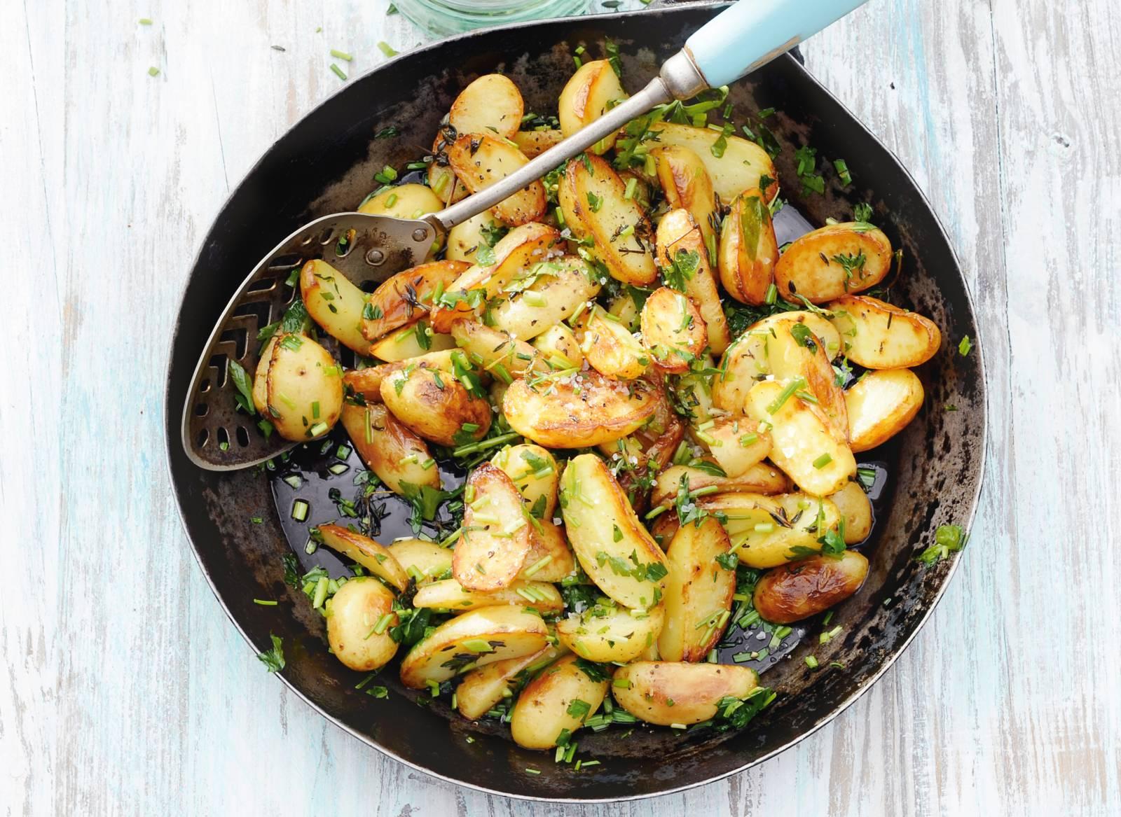 Gebakken kleine aardappelen