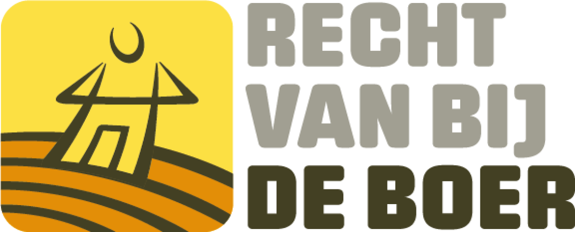 Logo recht van bij de boer kleur