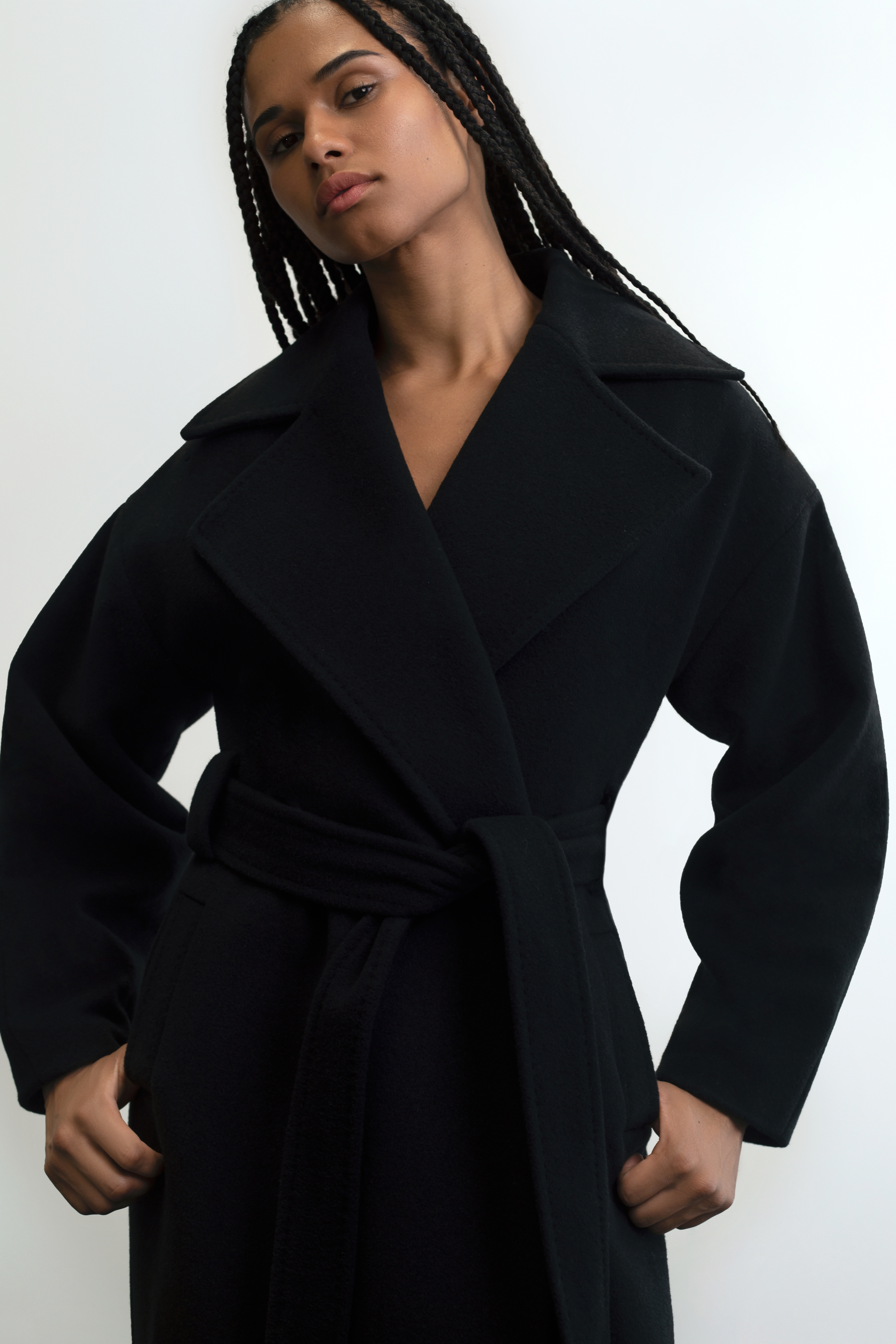 MORGAN COAT BLACK - JULIE HOUBEN