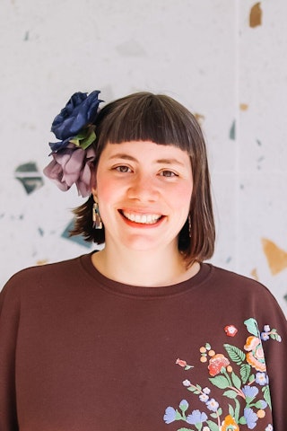 Foto van Marie, een van de drie vennoten van Memorijs