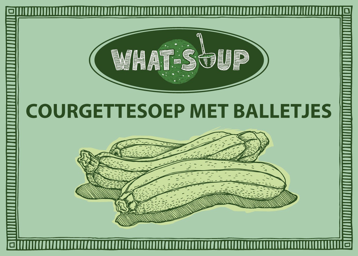 Courgettesoep met balletjes