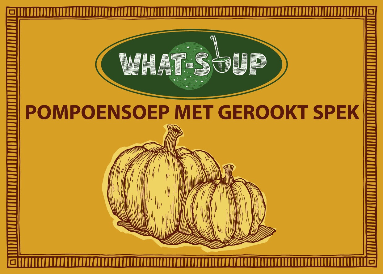 Pompoensoep met gerookt spek