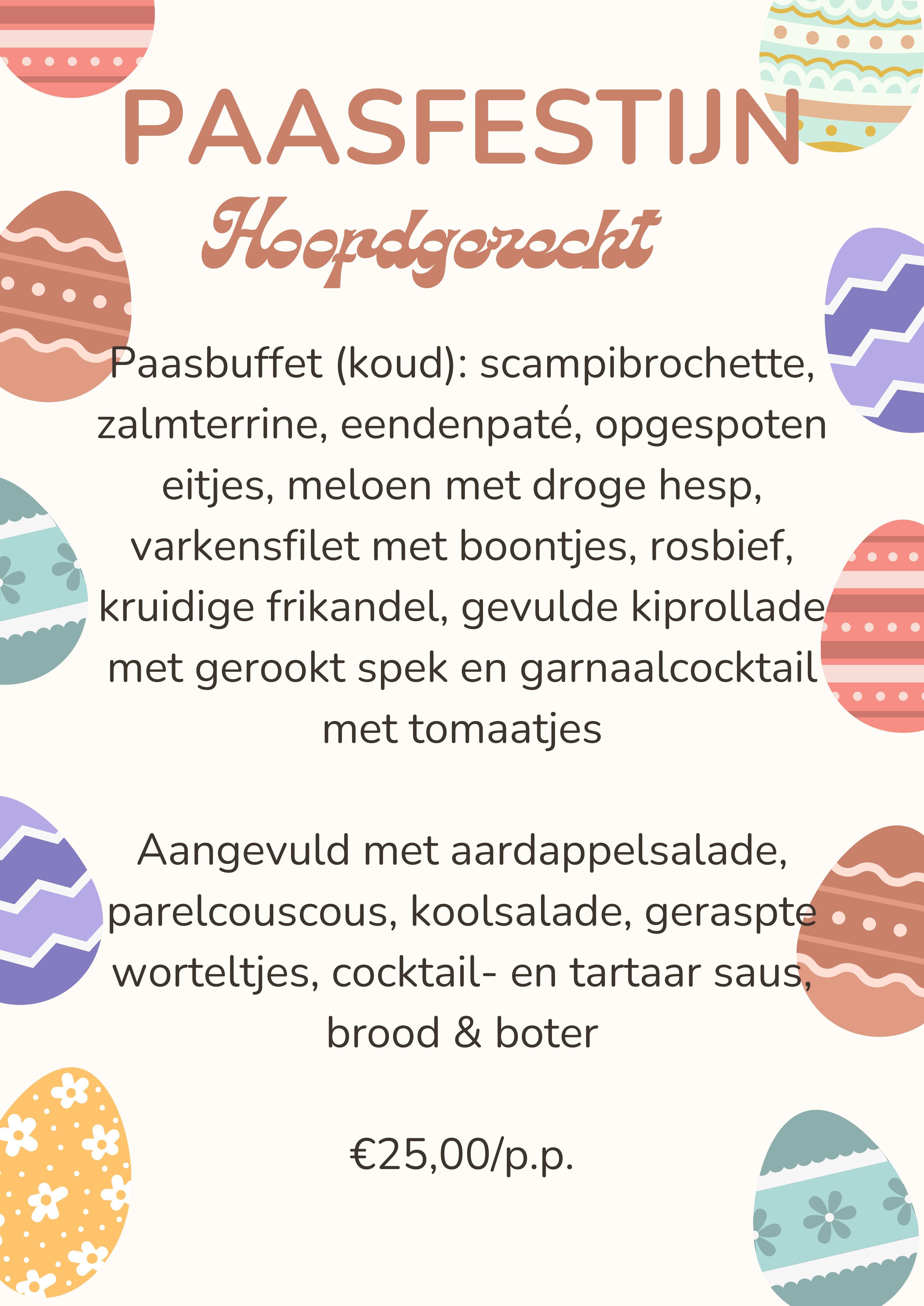 Beige Colorful Easter Egg Hunt Poster 4 afbeeldingen 1